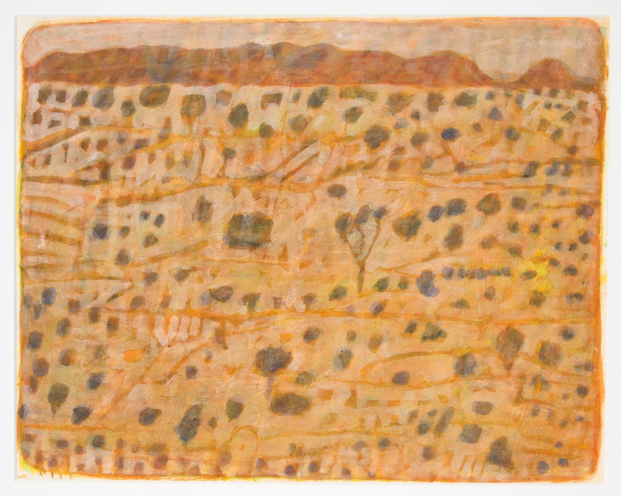Wayne Eager’s painting Desert Summer to be the visual flag bearer for the 2023 NT Writers Festival - Red Kangaroo Books