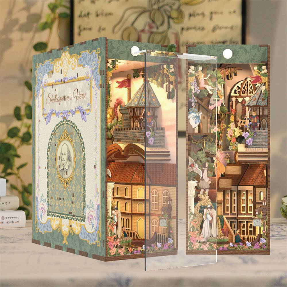 Shakespeare's Verse Large Book Nook Tonecheer