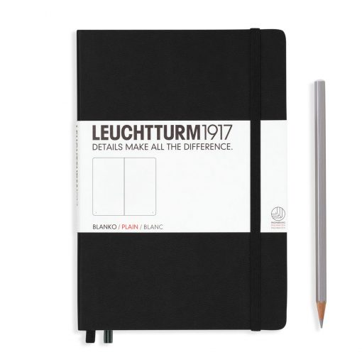 Plain notebook Leuchtturm 1917 - black