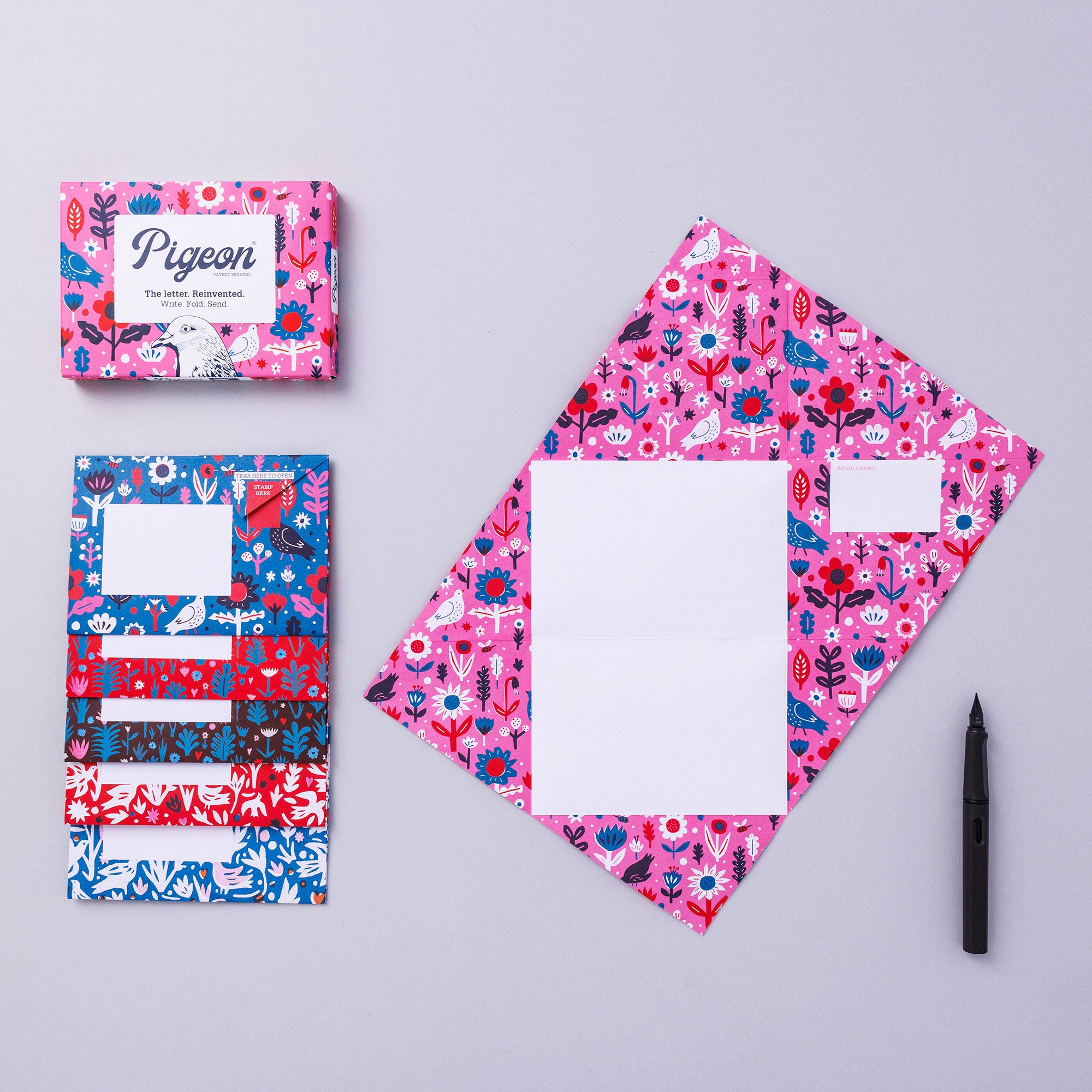 Fiesta Pigeons Folding Writing Set