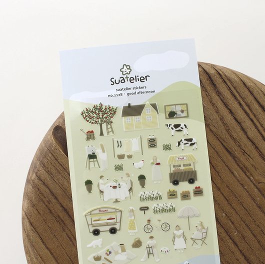1128 - Suatelier Daily Deco Stickers - Good Afternoon