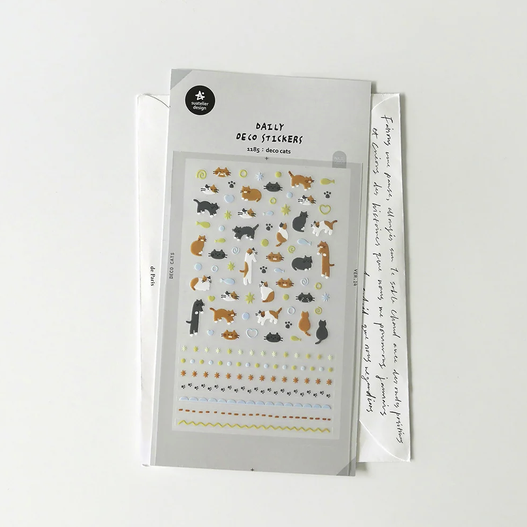 1185 - Suatelier Daily Deco Stickers - Animals - Deco Cats