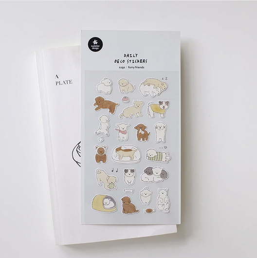 1191 - Suatelier Design Deco Stickers - Furry Friends