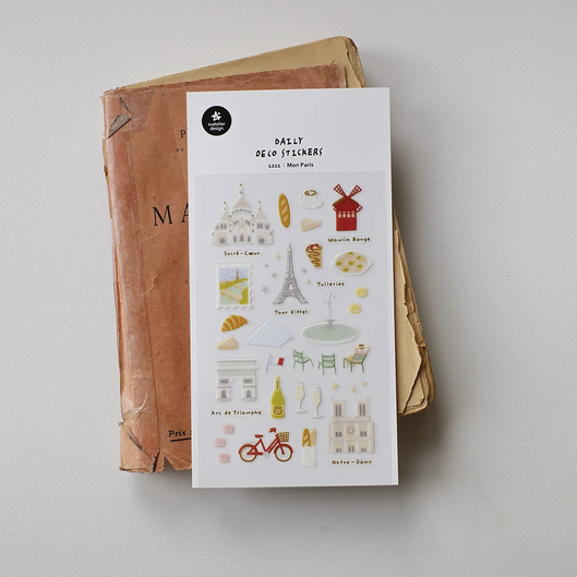 1211 - Suatelier Daily Deco Stickers - Mon Paris