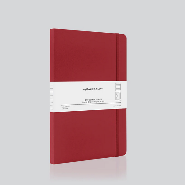 Executive Series A5 - Red - Plain