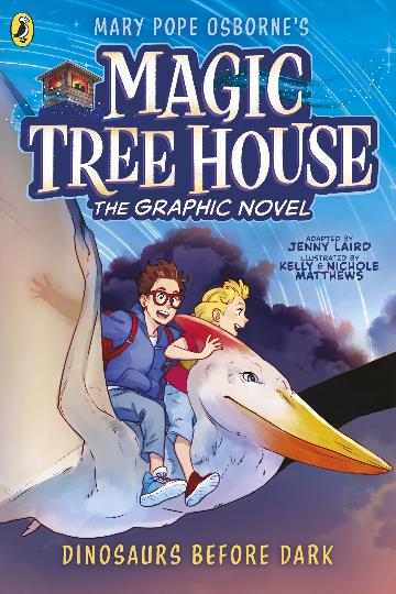 Magic Tree House: Dinosaurs Before Dark by Mary Pope Osborne (Graphic Novel)