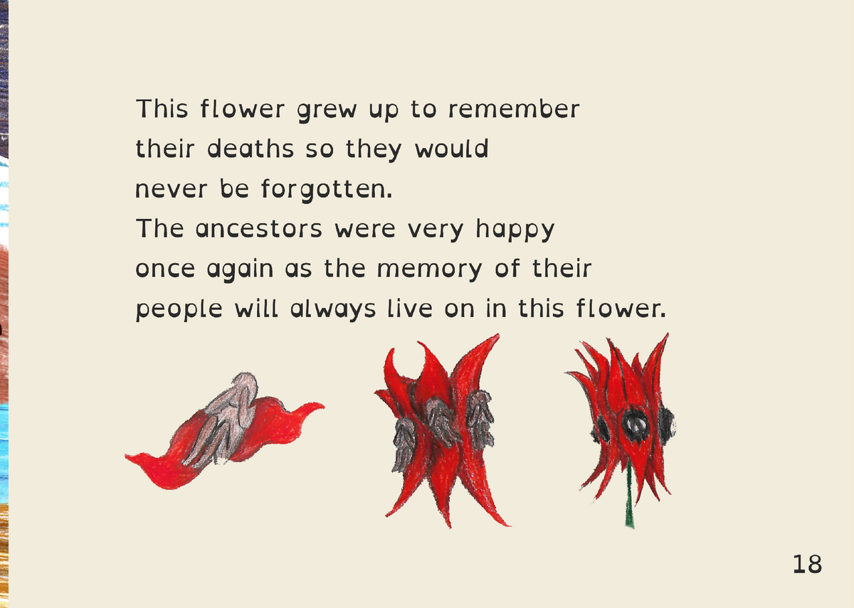 The Legend of the Desert Pea by Bev OCallaghan and Jessy Unger