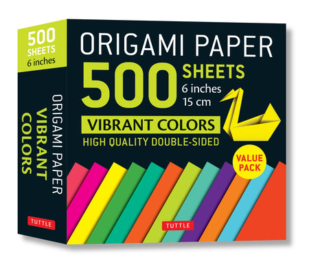 Origami Paper 500 Sheets vibrant colours 15cm