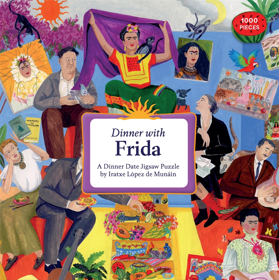 Dinner with Frida A 1000-Piece Dinner Date Jigsaw Puzzle