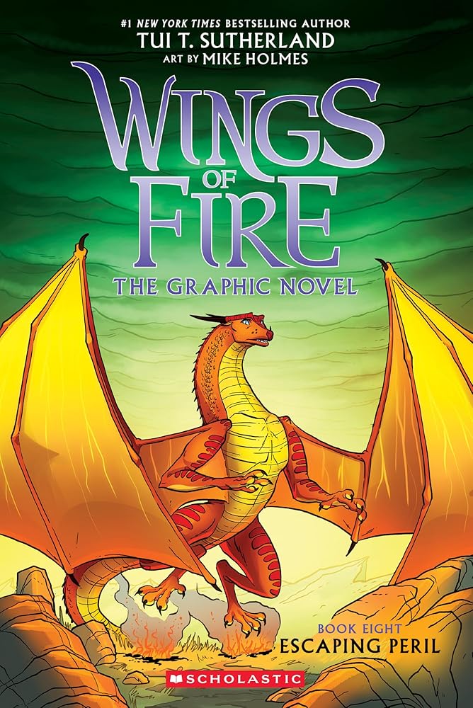 Escaping Peril: The Graphic Novel (Wings of Fire, Book Eight) cover image