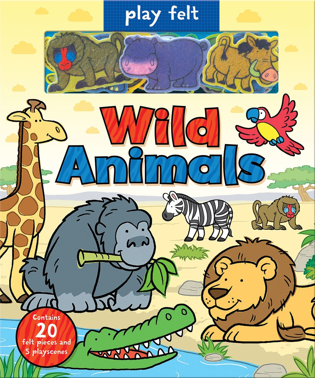 Wild Animals (Play Felt) - Red Kangaroo Books