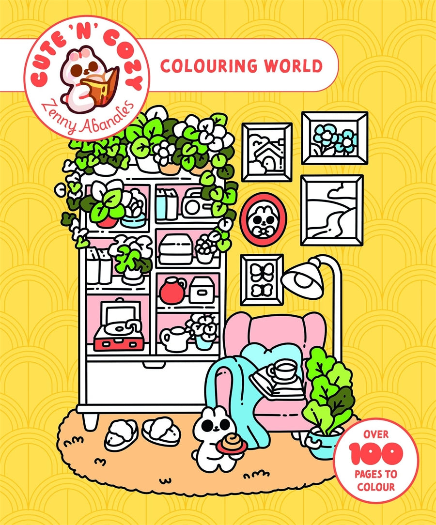 Cute 'n' Cozy Colouring Therapy by Zenny Abanales