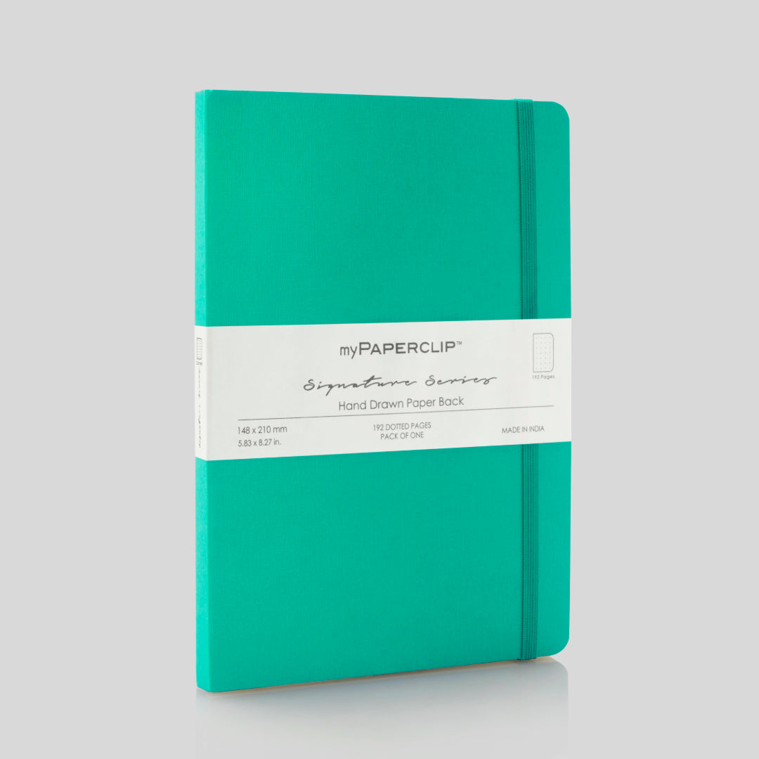 A5 Notebook Signature Series - Seagreen - Dotted