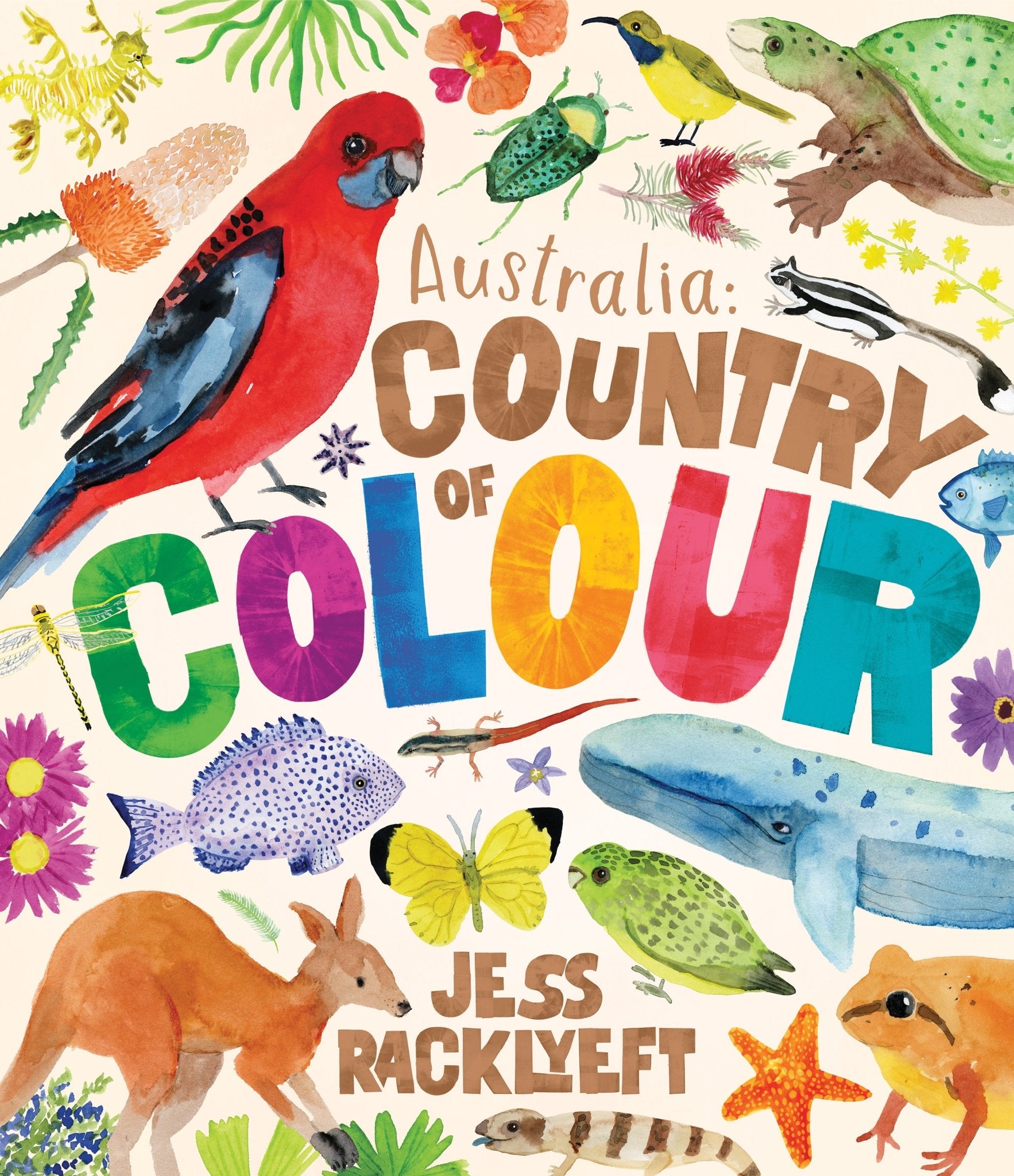 Australia: Country of Colour by Jess Racklyeft - Red Kangaroo Books