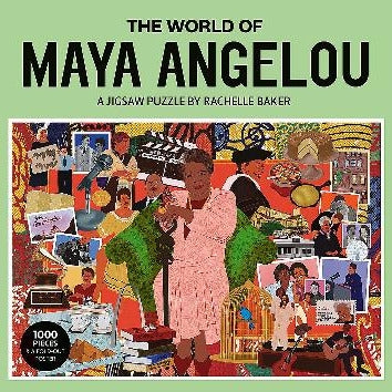 The World of Maya Angelou: 1000-piece Jigsaw Puzzle by Rachelle Baker