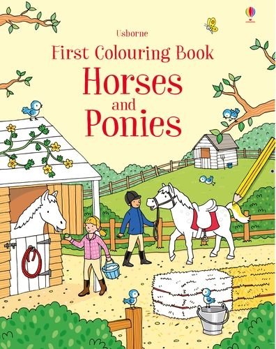 First Colouring Book Horses and Ponies - Red Kangaroo Books