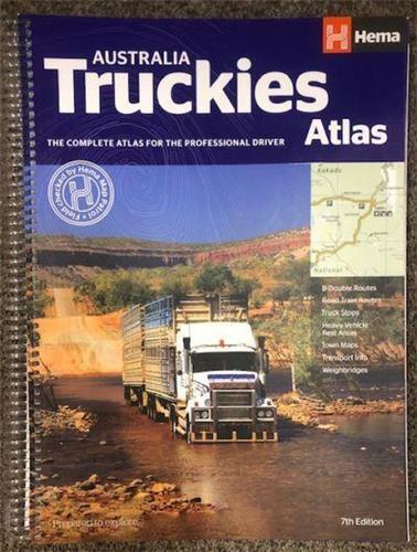 Hema Australia Truckies Atlas 7th ed - Red Kangaroo Books
