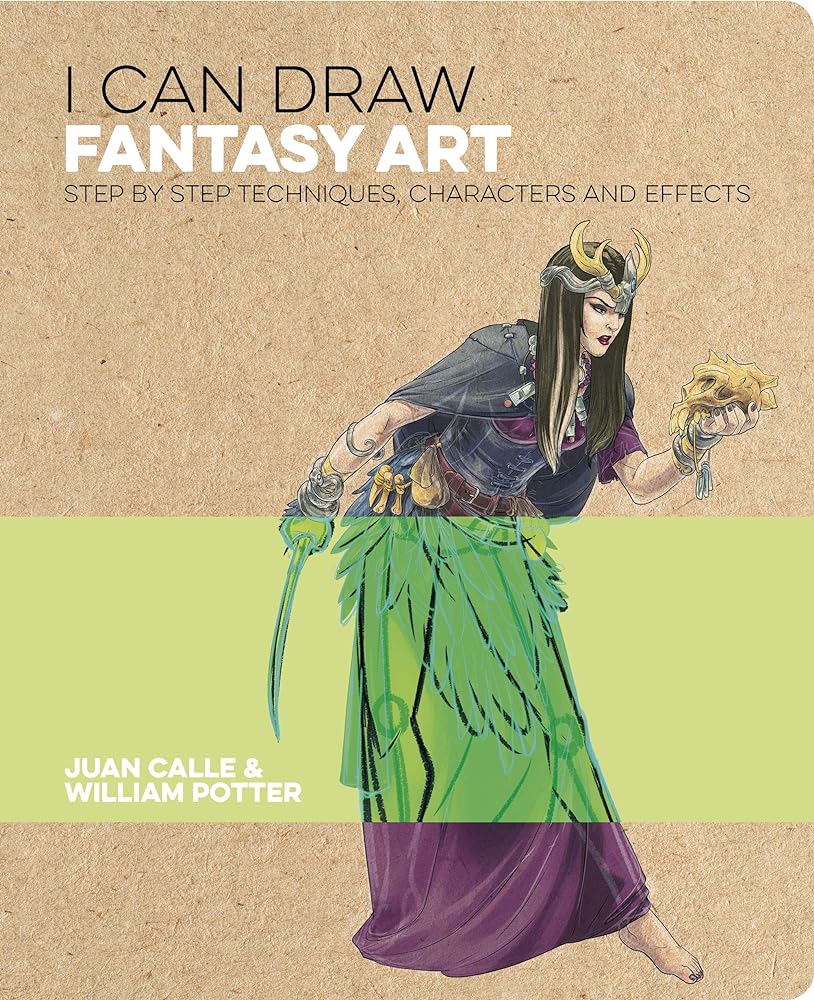 I Can Draw Fantasy Art by Juan Calle - Red Kangaroo Books