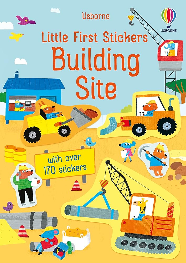 Little First Stickers Building Site: 1 by Bingham Jane - Red Kangaroo Books