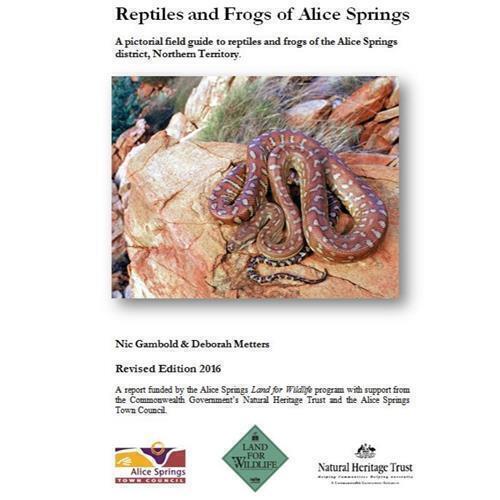 Reptiles and Frogs of Alice Springs - Red Kangaroo Books - 2770000001694
