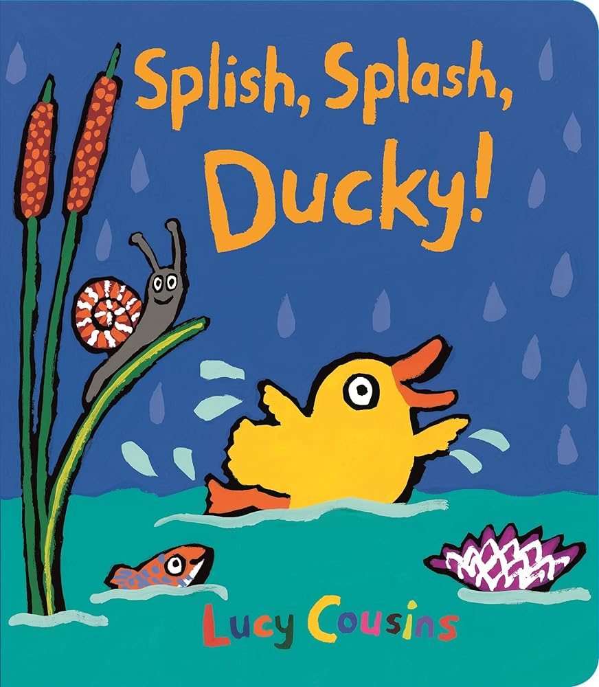 Splish, Splash, Ducky! by Lucy Cousins (board book) - Red Kangaroo Books - 9781406380903