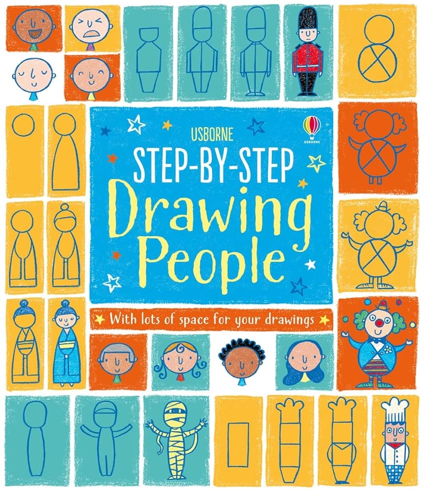 Step - by - Step Drawing People by Fiona Watt, Candice Whatmore - Red Kangaroo Books - 9781409581185