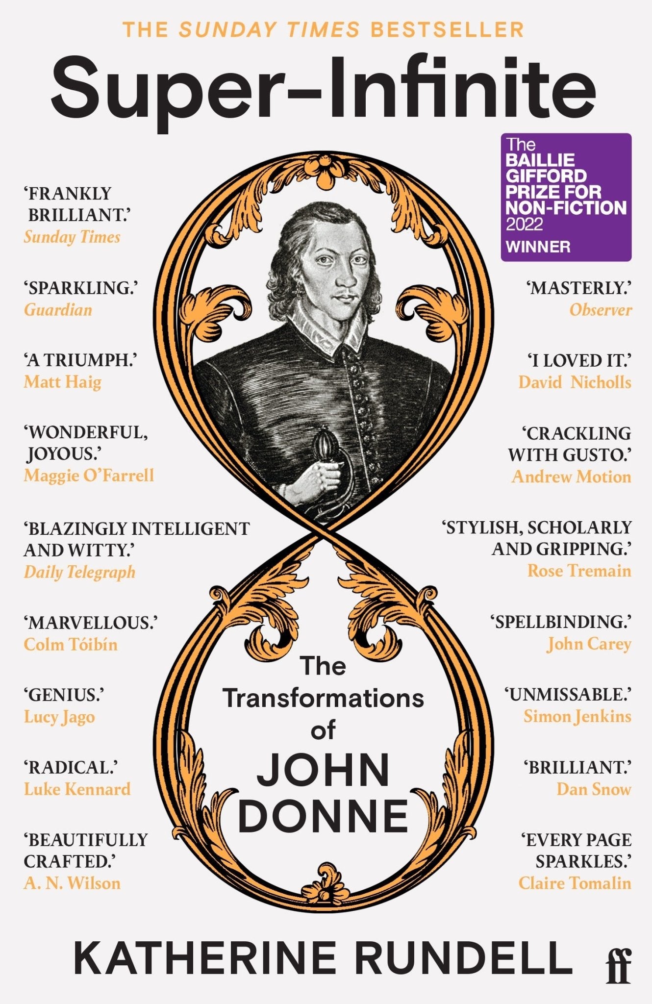 Super - Infinite: The Transformations of John Donne by Katherine Rundell - Red Kangaroo Books - 9780571345922