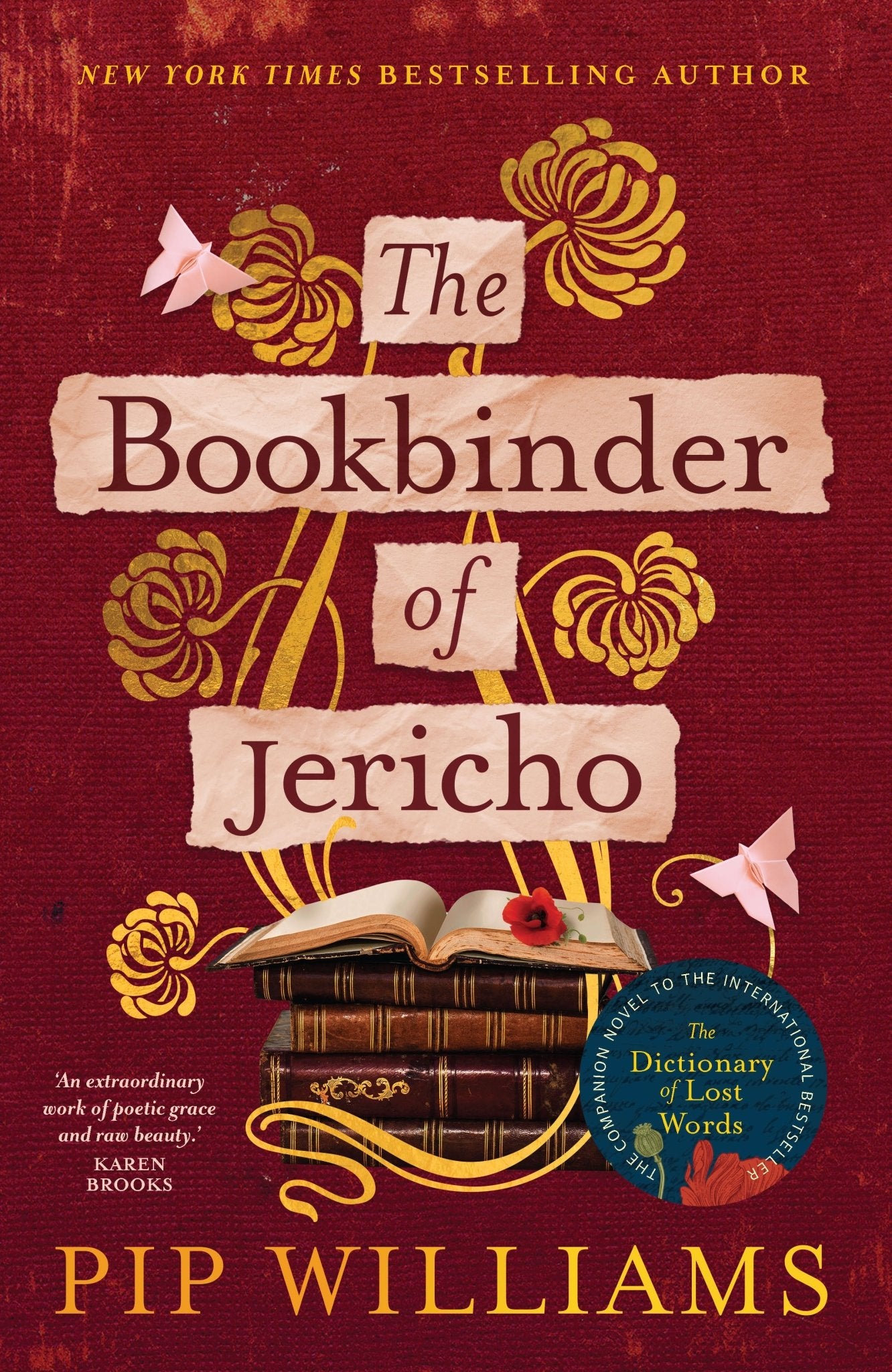 The Bookbinder of Jericho by Pip Williams - Red Kangaroo Books - 9781922992925