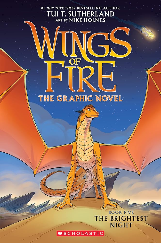 The Brightest Night (Wings of Fire Graphic Novel #5) - Red Kangaroo Books - 9781761127809