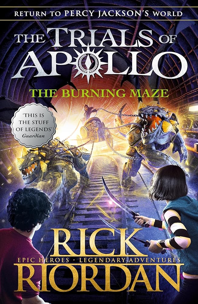 The Burning Maze (The Trials of Apollo Book 3) by Riordan Rick - Red Kangaroo Books - 9780141364018
