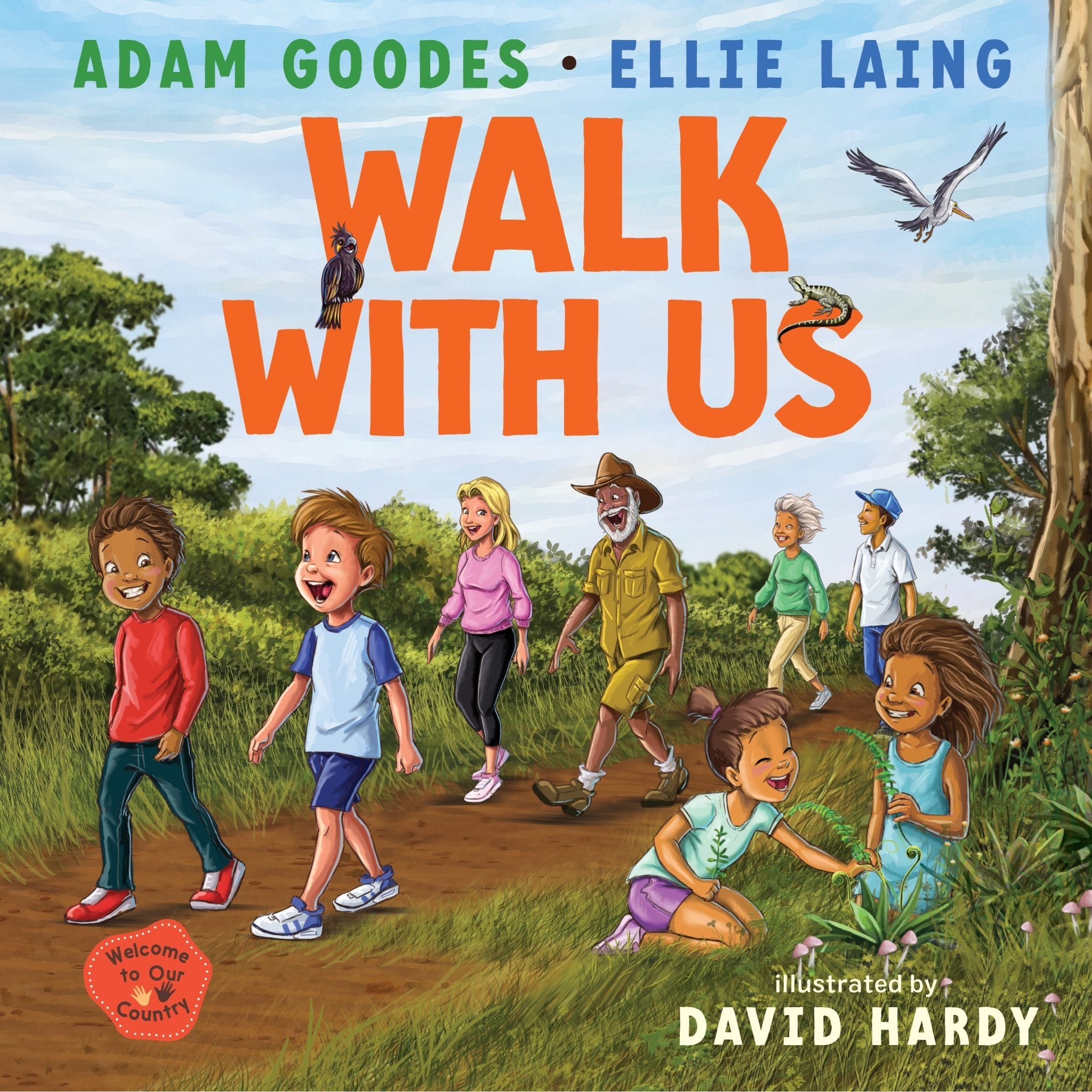 Walk with us by Adam Goodes and Ellie Laing - Red Kangaroo Books - 9781761065071
