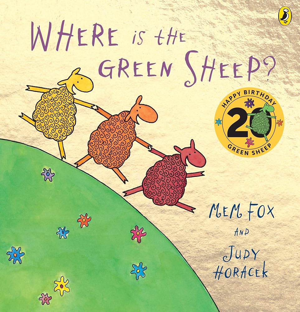 Where is the Green Sheep? Celebration Book by Mem Fox - Red Kangaroo Books - 9781761347832