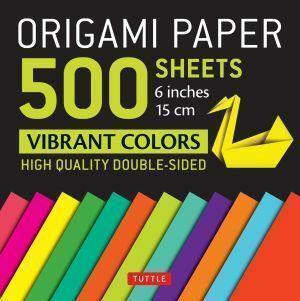 Origami Paper 500 Sheets vibrant colours 15cm - Red Kangaroo Books