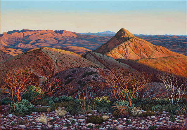Distant Mt Zeil Pauline Clack Card