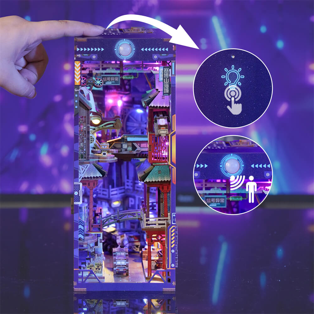 Cyber City Large Book Nook Tonecheer