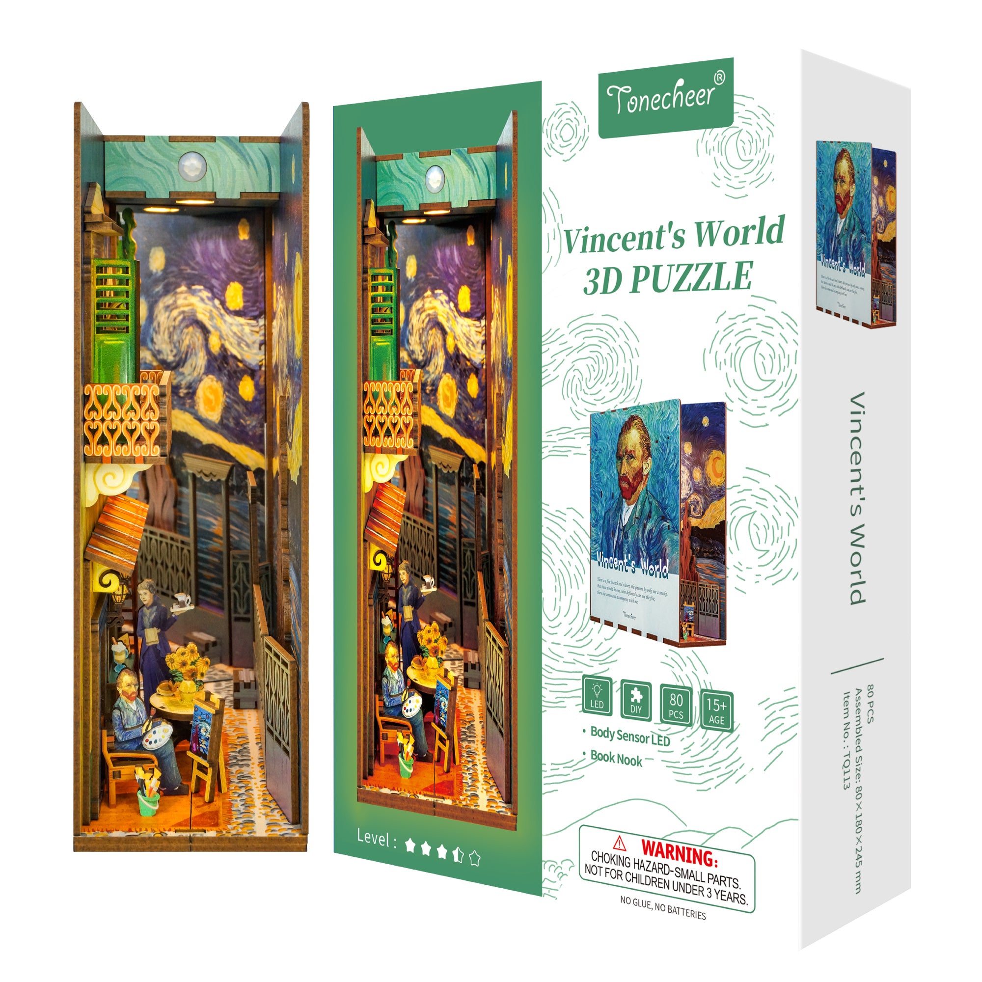Vincent’s World Book Nook Tonecheer
