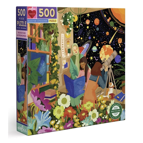 eeBoo 500 Pc Puzzle - Bookstore Astronomers