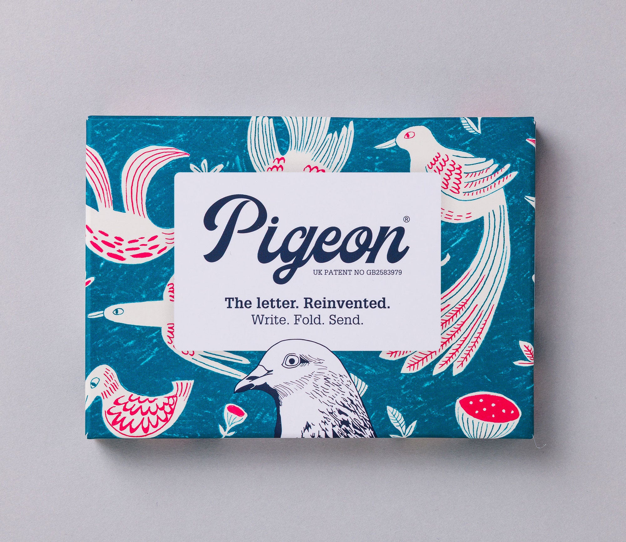 Fig and Feather Pigeons Folded Letter Writing Set