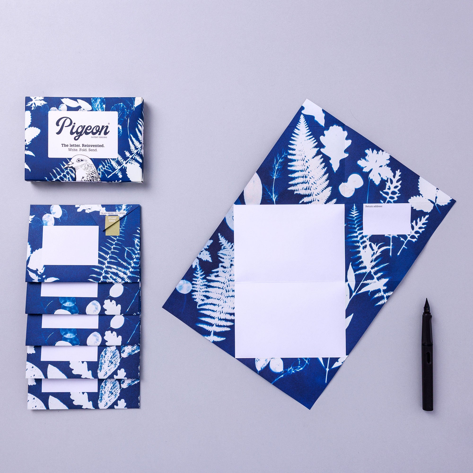 Apothecary Pigeons Folded Letter Set