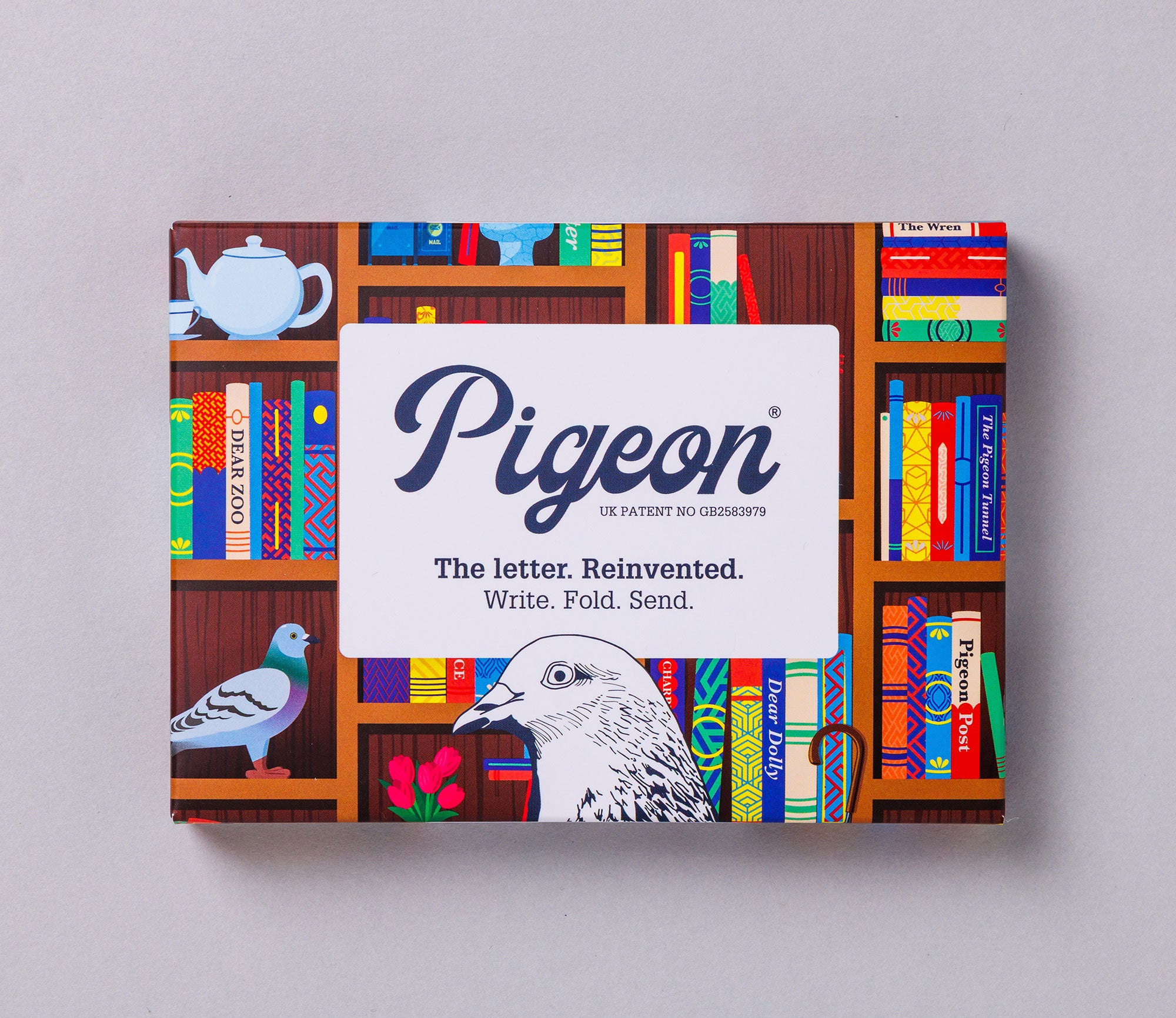 Bookstore Pigeon Folded Letter Set