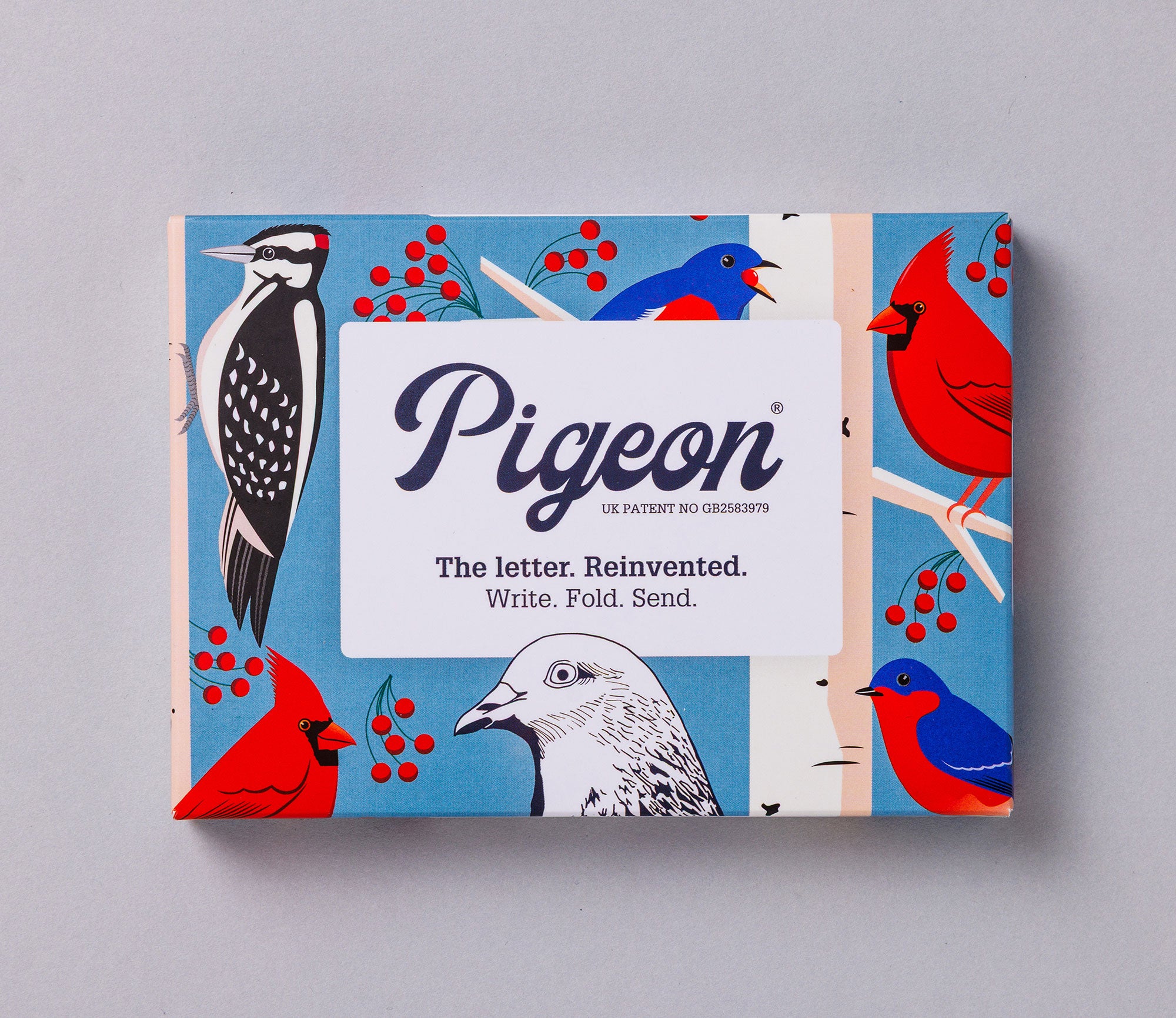 Carnival of Colour Pigeons Folded Letter Writing Set