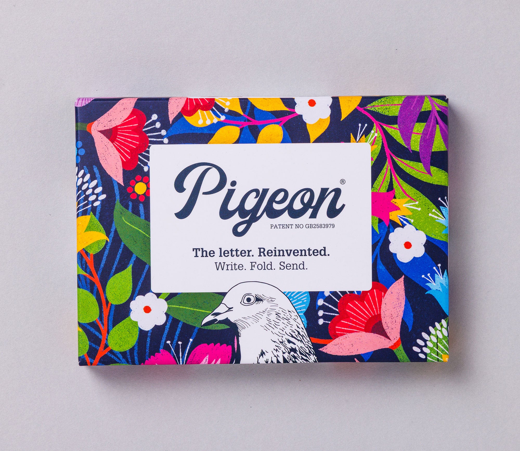 Floral Fantasia Pigeons Folded Letter Writing Set