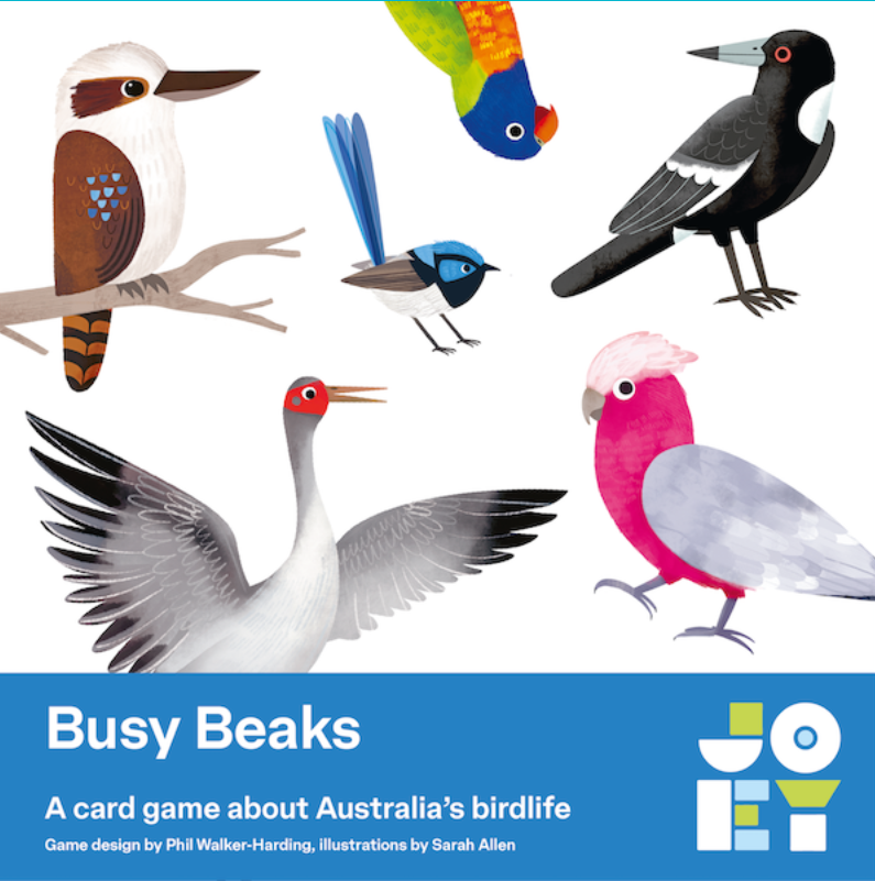 Busy beaks boardgame by Phil Walker-Harding