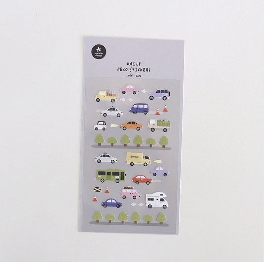 1166 - Suatelier Daily Deco Stickers - Cars