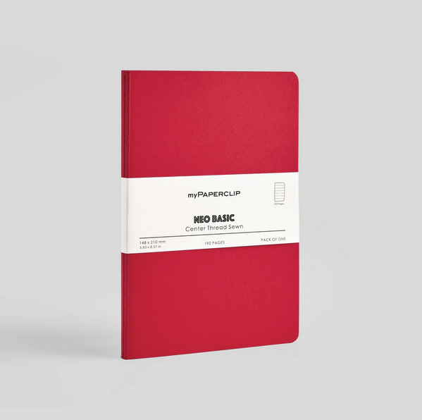 Neo Basic Series A5 - Red - Plain