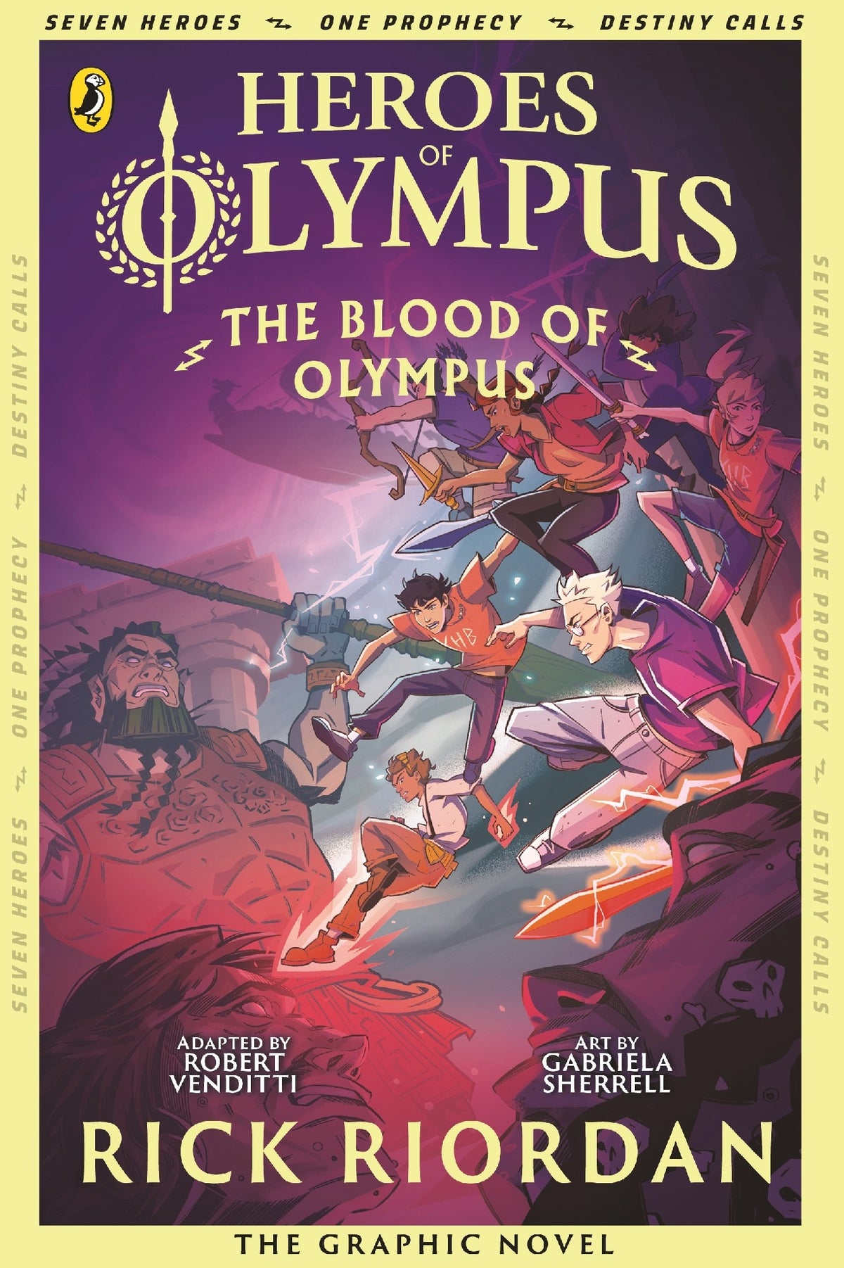 Blood of Olympus: The Graphic Novel (Heroes of Olympus Book 5) by Rick Riordan (out 15 September 2026)