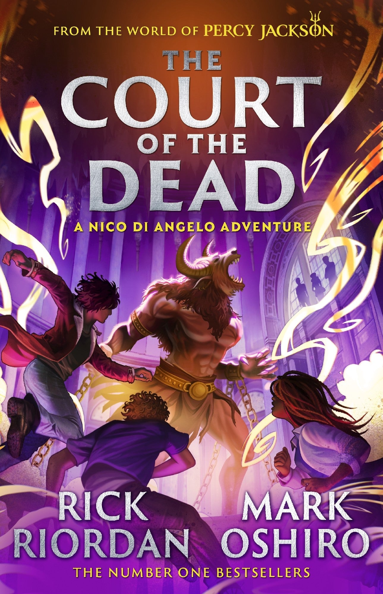 From the World of Percy Jackson: The Court of the Dead by Rick Riorden and Mark Oshiro (out 23 September 2025) 