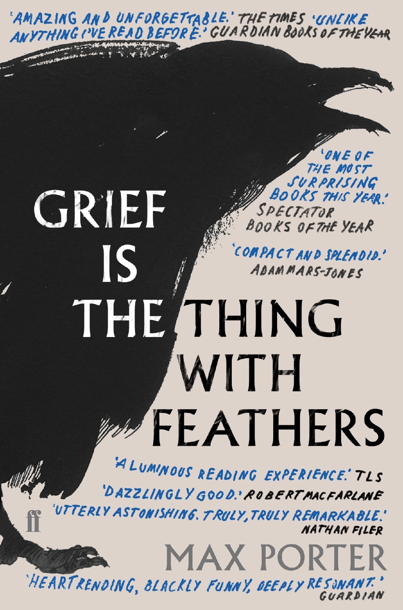 Grief is the Thing with Feathers by Max Porter 
