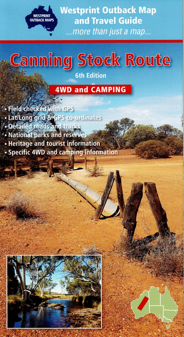 Map - Canning Stock Route - 6th Ed.