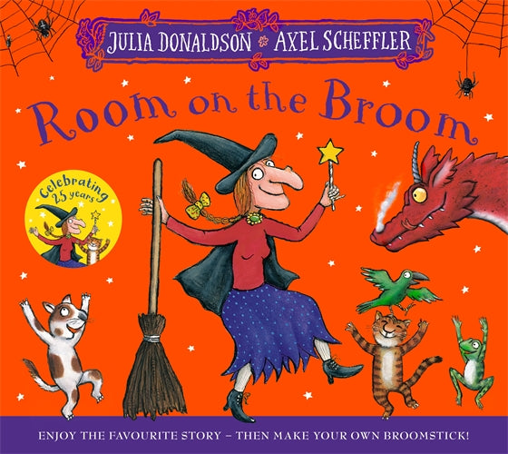 Room on the Broom 25th Anniversary Edition by Julia Donaldson (out 1 September 2026)